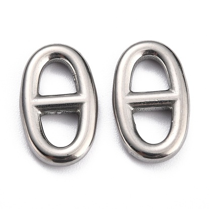 304 подвески из нержавеющей стали, подвески из темно-синей сетки, морские сетчатые подвески, овальные