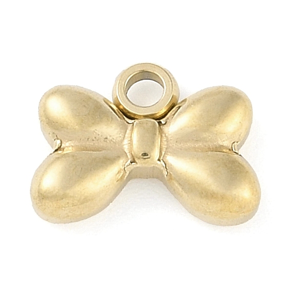 Ионное покрытие (ip) 304 подвески из нержавеющей стали, ручная полировка, очарование бантом