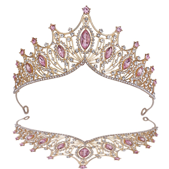 Сплав горный хрусталь ленты для волос, аксессуары для волос для женщин и девочек, корона