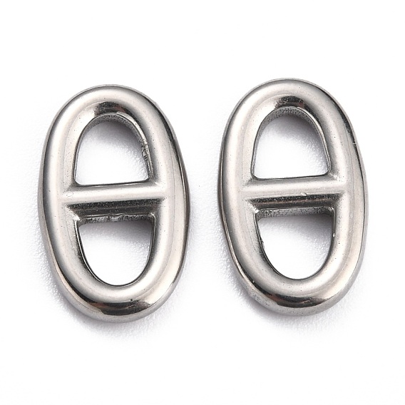 304 подвески из нержавеющей стали, подвески из темно-синей сетки, морские сетчатые подвески, овальные