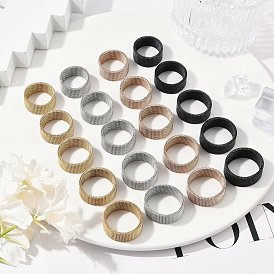 201 палец кольца из нержавеющей стали, широкое кольцо для унисекс, ионное покрытие (ip)