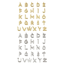 Латунные подвески, с целью перехода в кольце, письмо амулеты, стойки покрытие, долговечный, без кадмия и без свинца