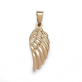 304 Stainless Steel Pendants,  Wing