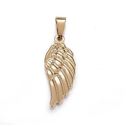 304 Stainless Steel Pendants,  Wing