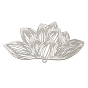 201 подвески-коннекторы в виде цветка лотоса из нержавеющей стали с лазерной резкой