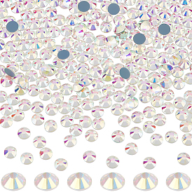 Стекла исправление горный хрусталь, класс АА, плоская спина и гранеными, полукруглый