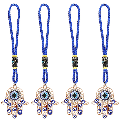 4украшение подвески из эмали из сплава, Хамса руку с дурным глазом