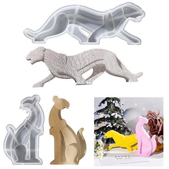 Силиконовые формы, для уф-смолы, изготовление изделий из эпоксидной смолы, леопард