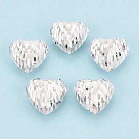 925 шарики стерлингового серебра, сердце, 