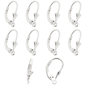 5 пары сережек с застежкой-молнией из стерлингового серебра