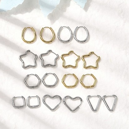 Серьги из 201 нержавеющей стали, с 316 хирургическими штифтами из нержавеющей стали, ионное покрытие (ip)