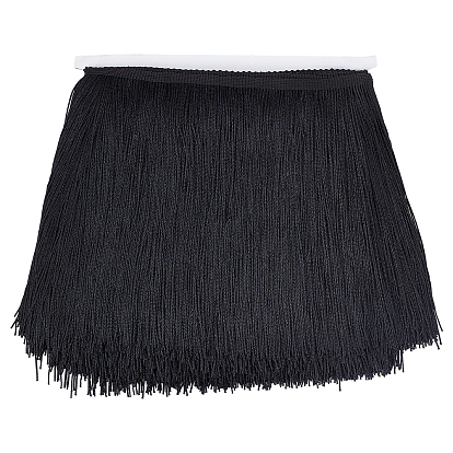 Кружево с латинской бахромой из полиэстера, украшение аксессуаров для одежды, ткань для вышивки кружевной отделкой своими руками