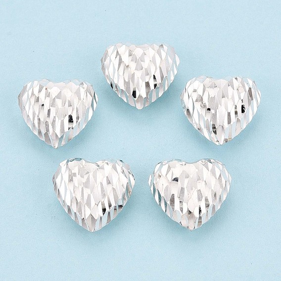 925 шарики стерлингового серебра, сердце, 