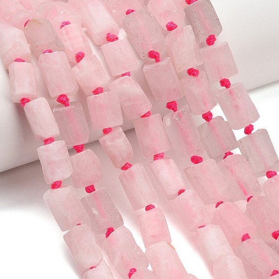 Naturel a augmenté perles de quartz brins, nuggets
