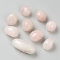 Natural Rose Quartz Beads, Healing Stones, for Energy Balancing Meditation Therapy, No Hole/Undrilled, Tumbled Stone, Vase Filler Gems, Oval