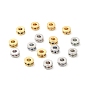 Rack Plating Brass Cubic Zirconia Beads, Long-Lasting Plated, Lead Free & Cadmium Free, Real 18K Gold Plated/Platinum, Column