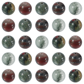 2 нити из натуральных африканских бусин из кровавика, бусины из гелиотропа, круглые