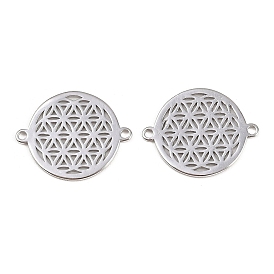 925 breloques connecteurs en argent sterling, liens de la fleur de vie