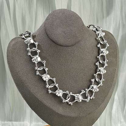 304 ожерелья из нержавеющей стали с черепом для женщин и мужчин