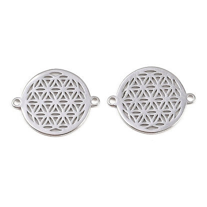925 breloques connecteurs en argent sterling, liens de la fleur de vie