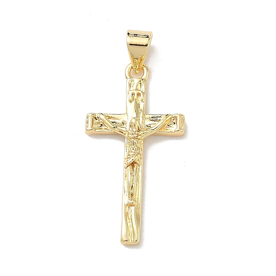 Латунные подвески, подвески в виде креста-распятия, долговечный, без кадмия и без свинца, стойки покрытие
