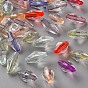 Transparent Acrylic Beads, Bicone