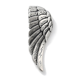 304 Stainless Steel Pendants, Wing Charm