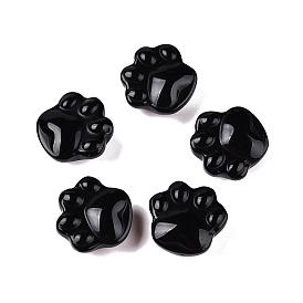 Фигурки отпечатков кошачьей лапы из натуральных драгоценных камней, для украшения рабочего стола домашнего офиса