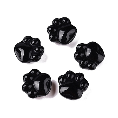 Фигурки отпечатков кошачьей лапы из натуральных драгоценных камней, для украшения рабочего стола домашнего офиса