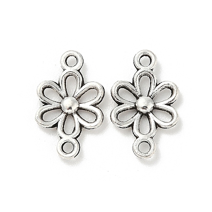 Подвески-шармы в виде полых цветков в тибетском стиле из сплава