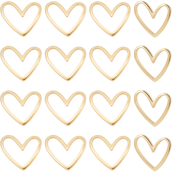 60 латунные соединительные кольца шт., разъем сердца