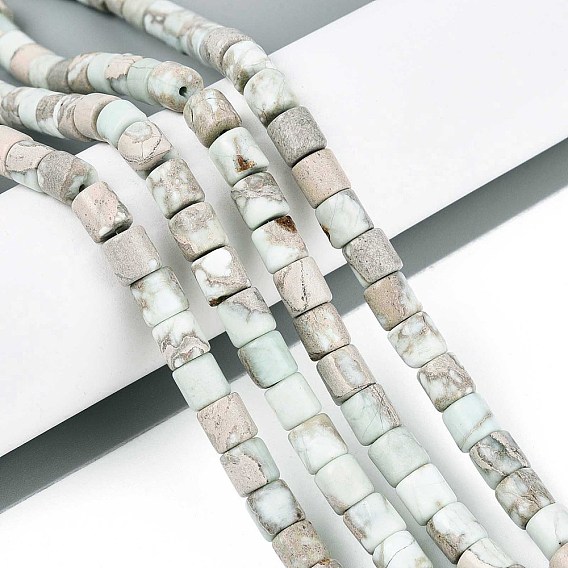 Натуральные варицитовые бусины, колонка