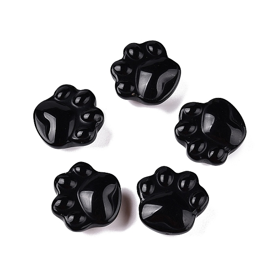 Фигурки отпечатков кошачьей лапы из натуральных драгоценных камней, для украшения рабочего стола домашнего офиса