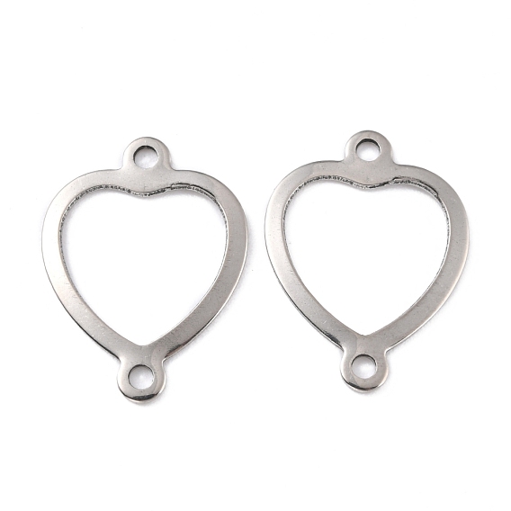201 Stainless Steel Links Connectors, Heart
