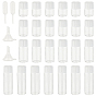 Mini Glass Spray Bottles, with Plastic Funnel Hopper, Disposable Plastic Dropper