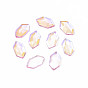 Glas Strass Cabochons, Nagelkunstdekoration Zubehör, facettiert, Hexagon