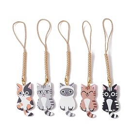 Acrylic Mobile Straps, Cat Shape