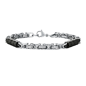 Fashionable Stainless Steel Chain Bracelets for Men