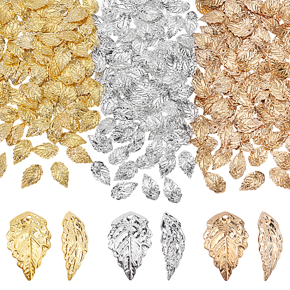 150 шт. 3 цвета латунные подвески, лист