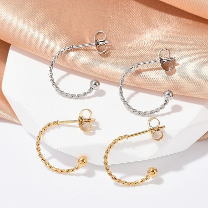 201 серьги из нержавеющей стали, с 304 штифта из нержавеющей стали