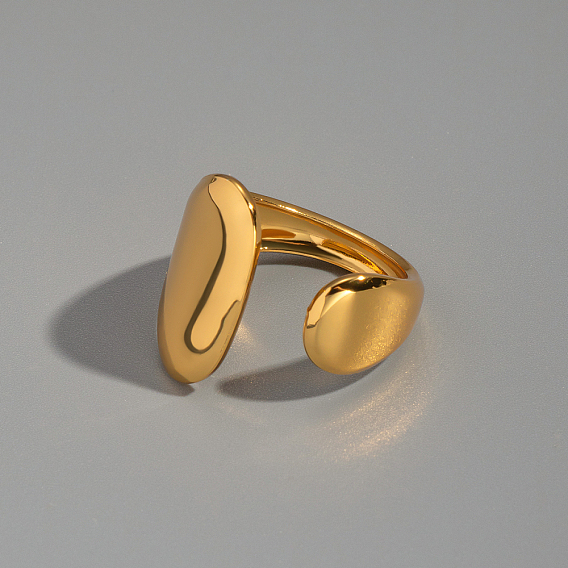 304 открытые кольца-манжеты из нержавеющей стали для женщин, вакуумное покрытие pvd