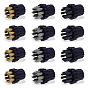12Pcs 3 Styles Plastic Steam Mop Cleaning Brush Head