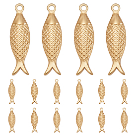 16шт 304 подвеска из нержавеющей стали, рыба