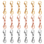 18Pcs 3 Colors 304 Stainless Steel Lobster Claw Clasps