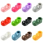 60шт 12 цветные кабошоны из непрозрачной смолы, ботинок с бантом