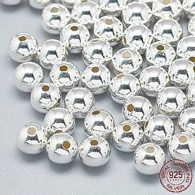 925 perlas de plata esterlina, rondo