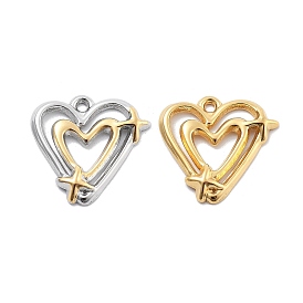 304 подвески из нержавеющей стали, вакуумное покрытие pvd, шарма сердца