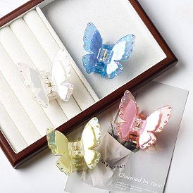 Butterfly Acrylic Claw Hair Clips for Women Girls