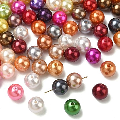 Абс пластмасса имитация жемчужина круглые бусины
