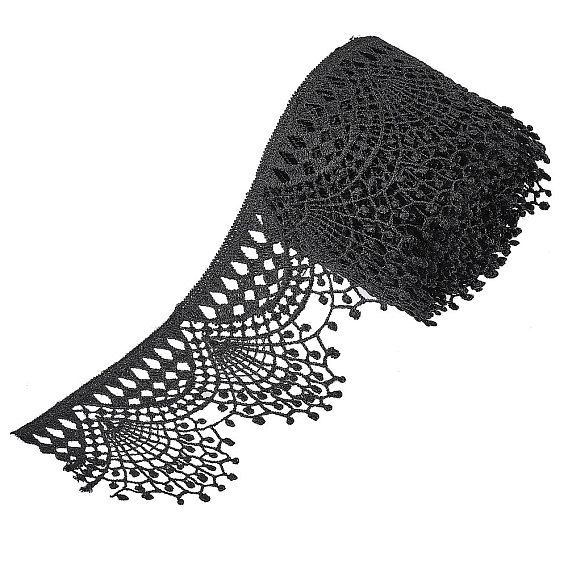 Кружевные ленты из полиэстера, отделка кружевом в форме ракушки, для пошива одежды